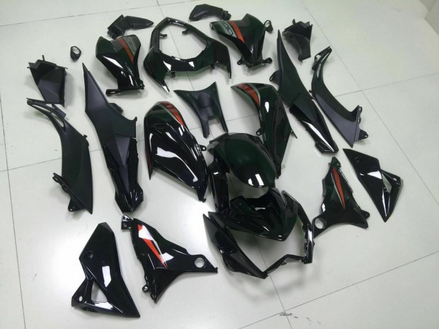 Cheapest 2013-2016 Black Kawasaki Z800 Motorcycle Fairings Kits UK