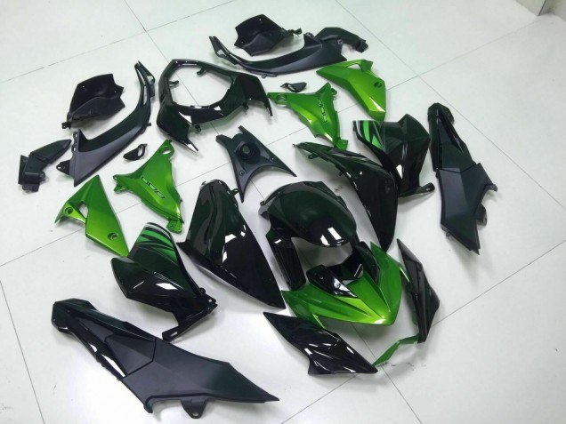 Cheapest 2013-2016 Green Black Kawasaki Z800 Moto Fairings UK