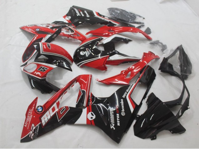 Cheapest 2015-2018 Red Black BMW S1000RR Motorcycle Fairing Kits UK