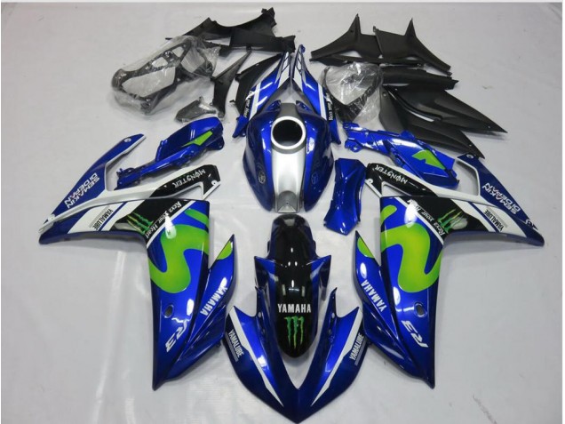 Cheapest 2015-2022 Movistar Yamaha YZF R3 Motorcycle Replacement Fairings UK