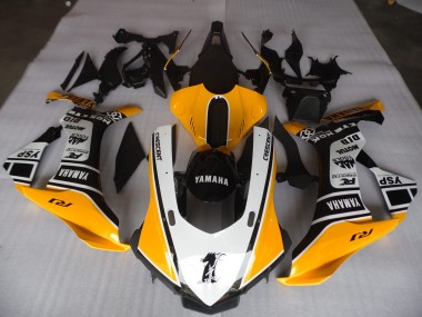 Cheapest 2015-2019 Yellow White Black Yamaha YZF R1 Motorbike Fairing Kits UK