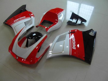 Cheapest 1993-2005 Red White Ducati 748 916 996 996S Motor Bike Fairings UK