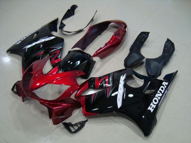 Cheapest 2004-2007 Black Red Honda CBR600 F4i Motorcycle Fairing Kit UK