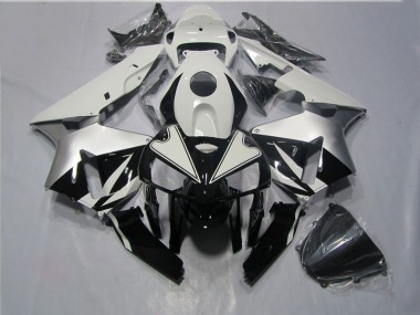 Cheapest 2005-2006 Black White Honda CBR600RR Motorcycle Fairings UK