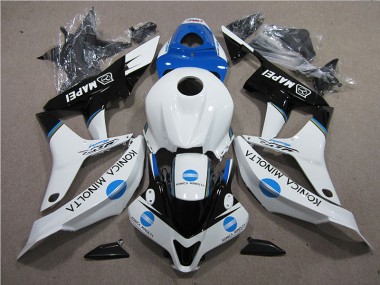 Cheapest 2007-2008 Blue White Black Konica Minolta MAPEI Honda CBR600RR Moto Fairings UK