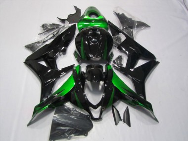 Cheapest 2007-2008 Black Green Honda CBR600RR Motorcycle Replacement Fairings UK