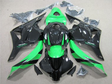 Cheapest 2009-2012 Black Green Honda CBR600RR Moto Fairings UK