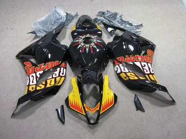 Cheapest 2009-2012 Black Yellow Honda CBR600RR Motorcycle Fairing UK