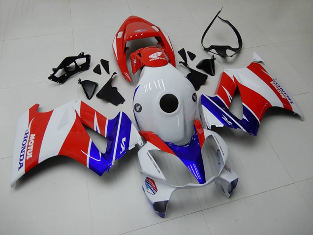 Cheapest 2002-2013 Blue White Red Honda VFR800 Moto Fairings UK