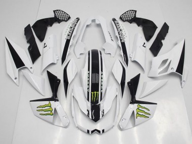 Cheapest 2007-2009 White Kawasaki Z1000 Moto Fairings UK