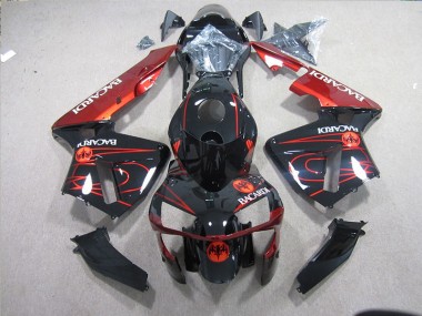 Cheapest 2003-2005 Black Red Racardi Kawasaki ZX10R Bike Fairing UK