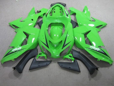 Cheapest 2006-2007 Green Ninja Kawasaki ZX10R Motor Bike Fairings UK