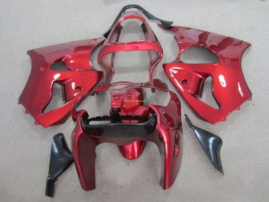 Cheapest 2000-2002 Red Kawasaki ZX6R Motorcyle Fairings UK