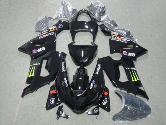 Cheapest 2005-2006 Black 3M Touch4 Monster Kawasaki ZX6R Motorcyle Fairings UK