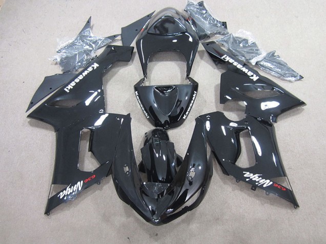 Cheapest 2005-2006 Black Ninja 636 Kawasaki ZX6R Motorcycle Bodywork UK