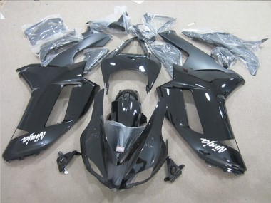 Cheapest 2007-2008 Black Ninja Kawasaki ZX6R Motor Bike Fairings UK