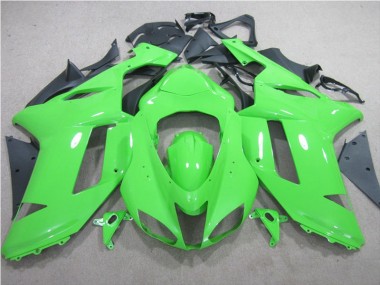 Cheapest 2007-2008 Green Kawasaki ZX6R Replacement Motorcycle Fairings UK