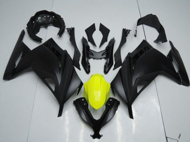 Cheapest 2013-2016 Black Yellow Kawasaki ZX300R Replacement Motorcycle Fairings UK