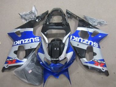 Cheapest 2000-2002 Blue White Decal Suzuki GSXR1000 Motorcycle Fairings UK