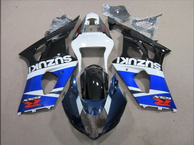 Cheapest 2003-2004 Blue White Decal Suzuki GSXR1000 Motorbike Fairing UK