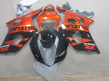 Cheapest 2003-2004 Black Orange Suzuki GSXR1000 Motorbike Fairing UK