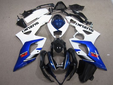 Cheapest 2005-2006 White Blue Suzuki GSXR1000 Motorcylce Fairings UK