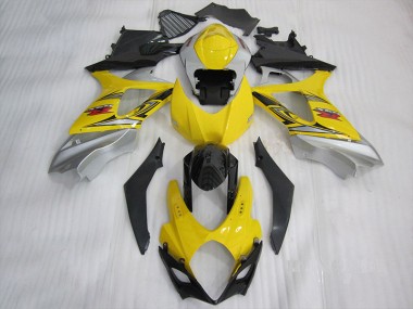 Cheapest 2007-2008 Yellow Black Suzuki GSXR1000 Motorbike Fairings UK