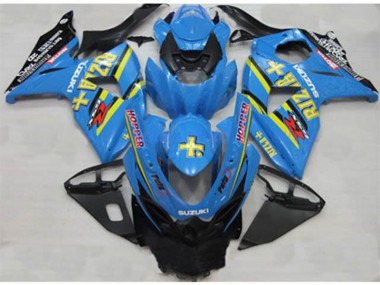 Cheapest 2009-2016 Blue Rizla Hopper Suzuki GSXR1000 Bike Fairings UK