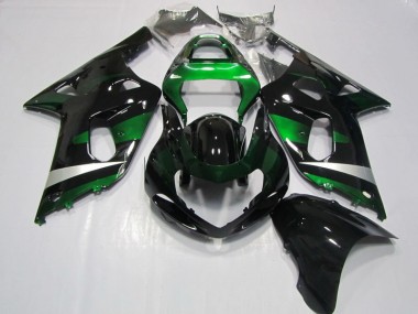 Cheapest 2001-2003 Black Green Suzuki GSXR750 Motorcycle Fairing UK