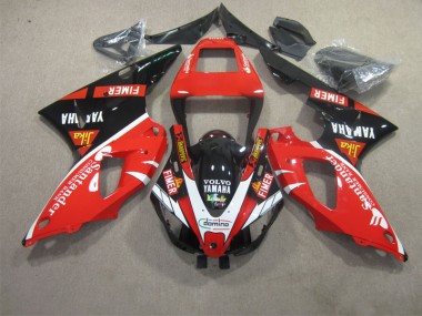 Cheapest 1998-1999 Red Black White Santander Yamaha YZF R1 Motorcyle Fairings UK