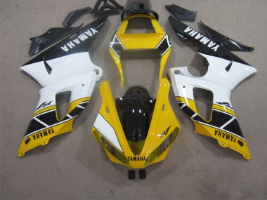 Cheapest 2000-2001 Yellow White Black Yamaha YZF R1 Motorbike Fairings UK