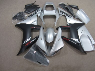 Cheapest 2004-2006 Silver Black Yamaha YZF R1 Motorcycle Fairings UK