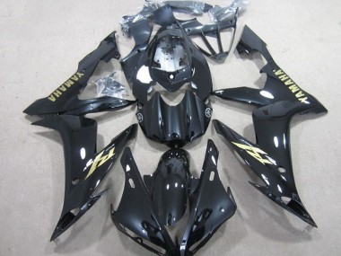 Cheapest 2004-2006 Black White Gold Decal Yamaha YZF R1 Motorcycle Fairing Kit UK