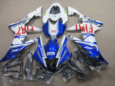 Cheapest 2004-2006 Blue White Motul Fiat Yamaha YZF R1 Motorbike Fairing Kits UK