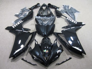 Cheapest 2007-2008 Black White Decal Yamaha YZF R1 Motorcycle Fairing Kits UK