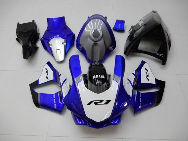 Cheapest 2015-2019 Blue White Yamaha YZF R1 Bike Fairings UK