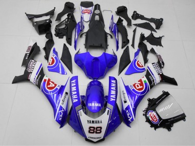 Cheapest 2015-2019 Blue PATA 88 Yamaha YZF R1 Bike Fairing Kit UK